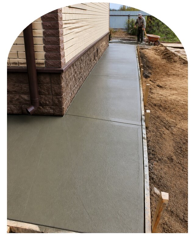 Устройство отмостки в Кондопоге по цене от 4568 р. | Метпроект-Кнп